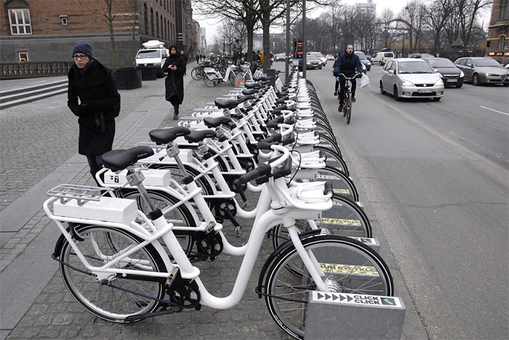 コペンハーゲンのレンタル自転車システム