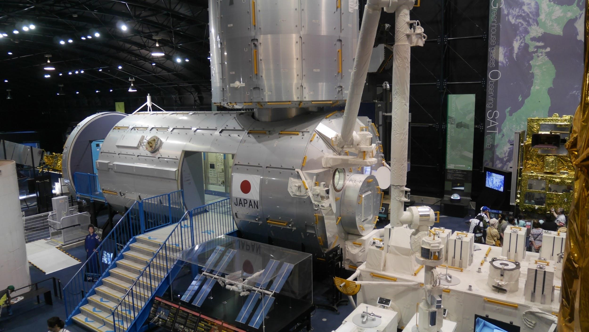 写真） 国際宇宙ステーション・日本実験棟「きぼう」の実物大モデル