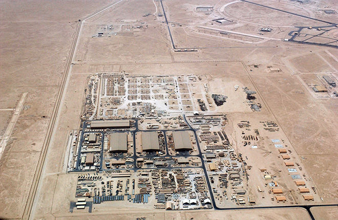 （写真3）アル・ウディド空軍基地