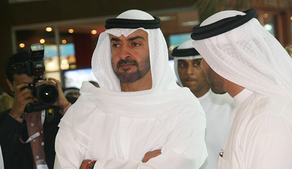 （写真9）UAEアブダビ首長国ムハンマド・ビン・ザイード・アール・ナヒヤーン皇太子