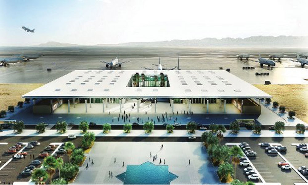 写真）グワダル国際空港完成図