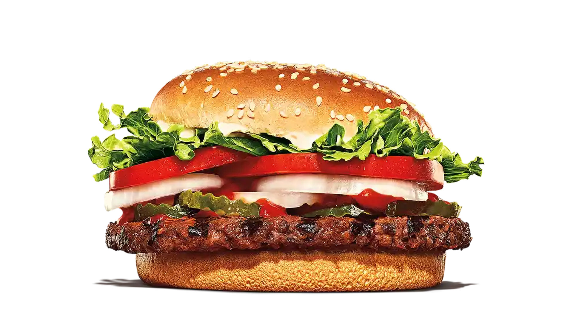 写真）代替肉をつかったハンバーガー「Impossible™ Whopper」