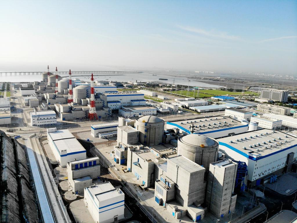写真）田湾原子力発電所　2021年5月18日　中国江蘇省連雲港市