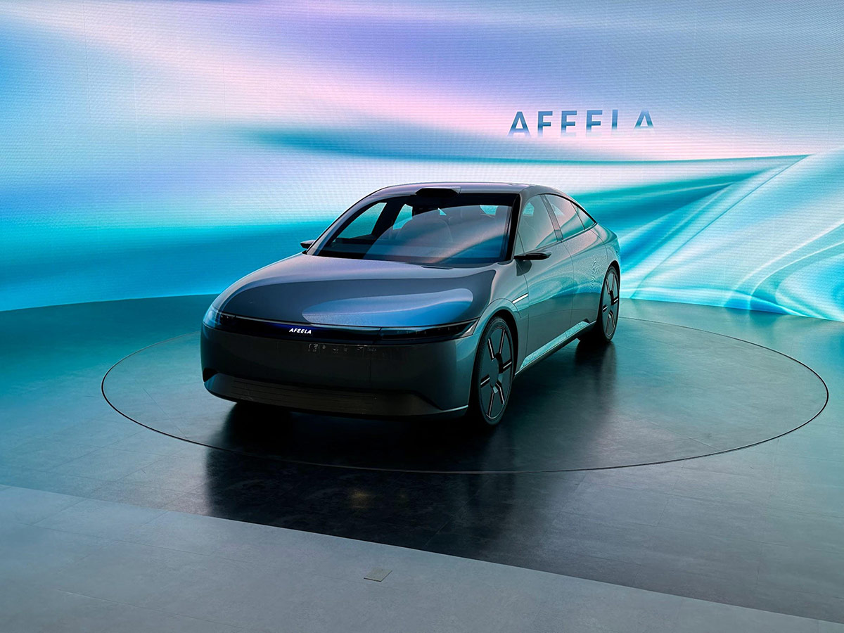 写真）ソニー・ホンダモビリティ株式会社 が開発中のEV「AFFILA」のプロトタイプ　Japan Mobility Show2023にて 2023年10月　東京都・江東区