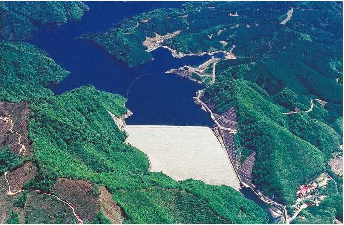写真） 奈良俣ダム（所在地 ： 群馬県）