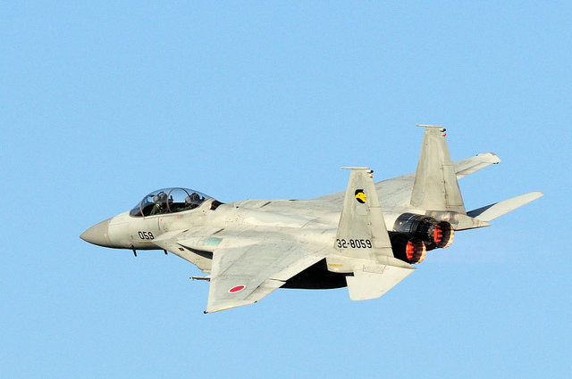 （写真1）F15戦闘機