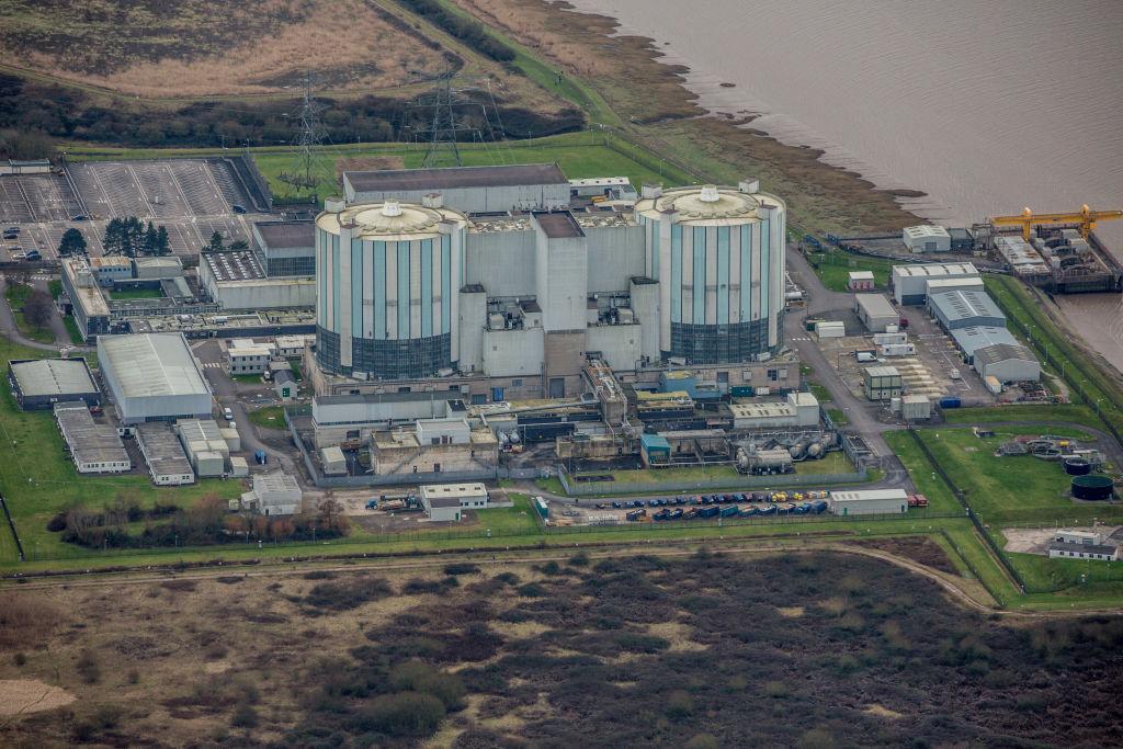 写真）イギリスのオールドベリー原子力発電所　イギリス・オールドベリー　2017年2月5日