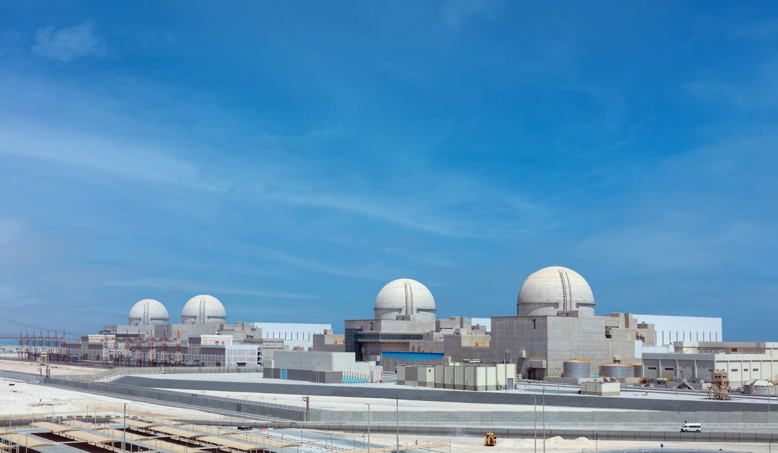 写真）アラブ首長国連邦　バラカ原子力発電所