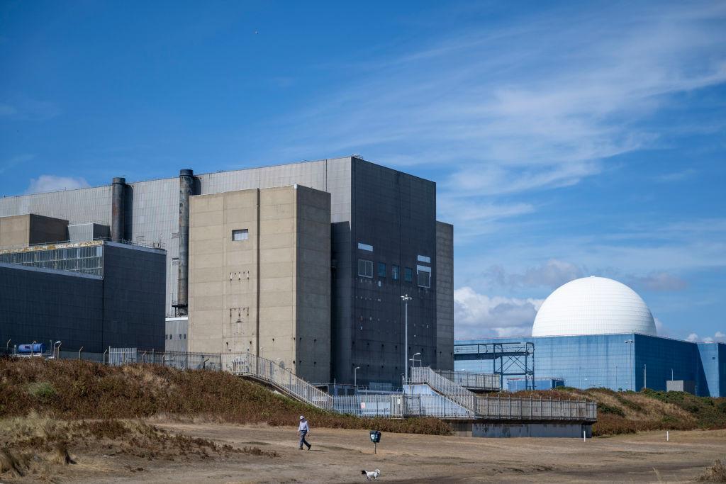 写真）サイズウェルB原子力発電所　2022年8月28日、イギリス・サイズウェル